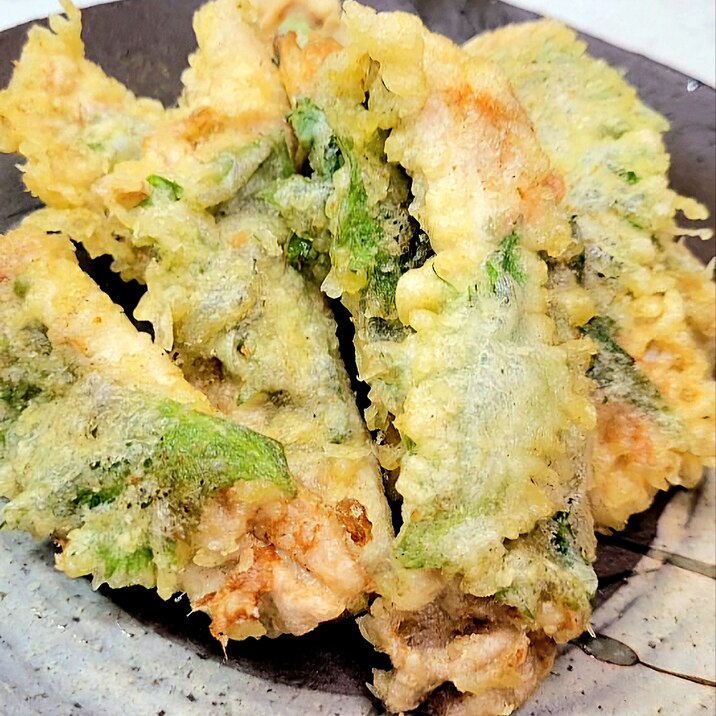 わしめし イワシレシピ① 天ぷら梅肉仕立て